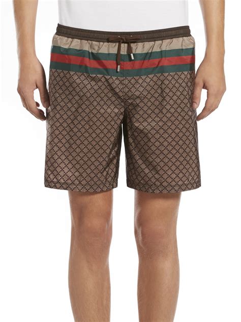 mens gucci swim shorts sale|Gucci bikini gg.